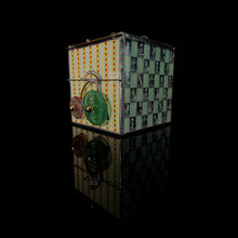 Load image into Gallery viewer, Katie Did It Glass x Xander D’Ambrosio x Karma Glass 420 Kaleidoscope Stash Box
