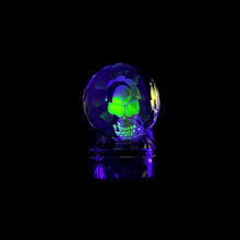 Load image into Gallery viewer, Bob Snodgrass x Facet Mama - UV Double Skull Collab Marble
