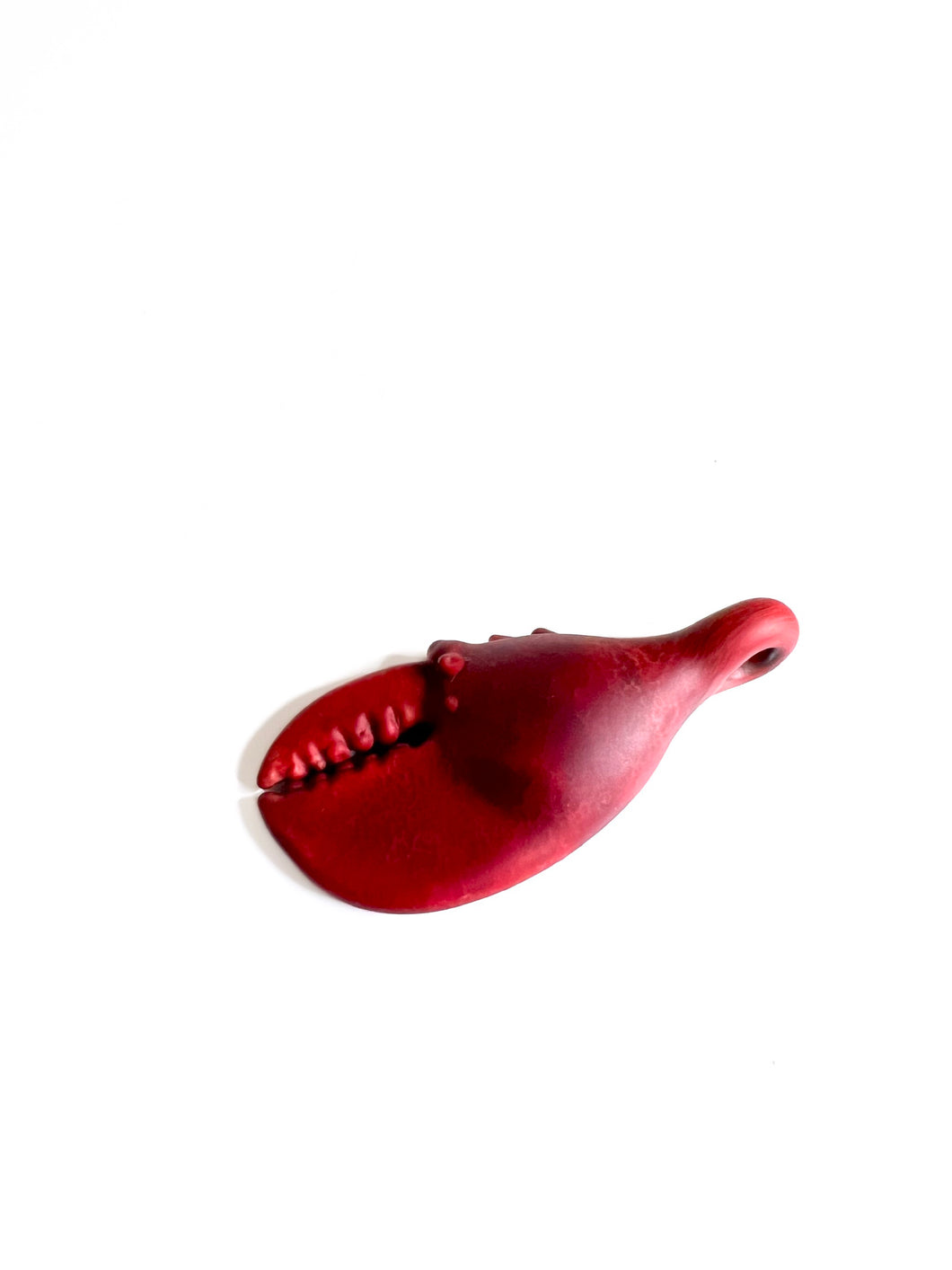 Pubz Glass - Red Crab Claw Pendant