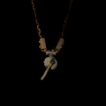 Load image into Gallery viewer, Don Chile Ortega Axe In Log Pendant w/Beads
