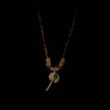 Load image into Gallery viewer, Don Chile Ortega Axe In Log Pendant w/Beads
