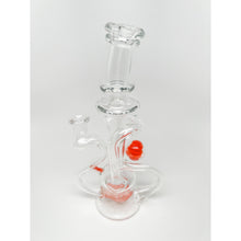 Load image into Gallery viewer, Prophecy Glass Hot Sauce Accented Dual Uptake Recycler
