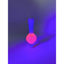 Load image into Gallery viewer, Dallas Glass - Blue Satin x Electric Flamingo (UV) Bubble Cap
