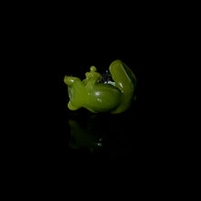 Load image into Gallery viewer, Stoney Chicken Glass Frog Pendant
