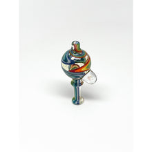 Load image into Gallery viewer, Shane Smith - Rainbow Dichro Bubble Cap with UV &amp; Opal
