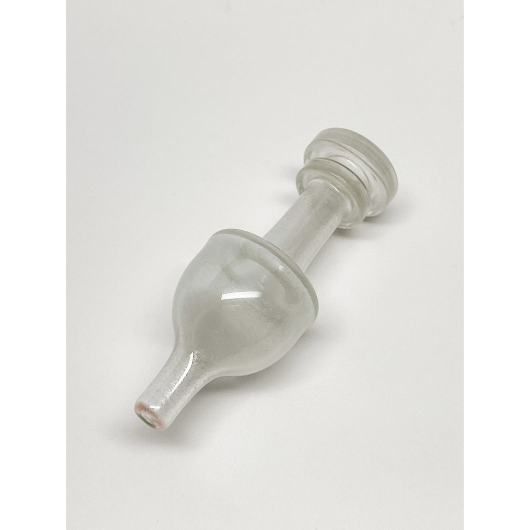 Jon G Glass Bubble Cap - White Satin (UV)