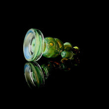 Load image into Gallery viewer, Miner Glassware Fab Egg - NS Yellow/Titian &amp; Ghost/Green Stardust

