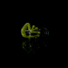 Load image into Gallery viewer, Stoney Chicken Glass Frog Pendant
