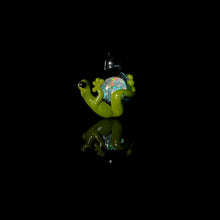 Load image into Gallery viewer, Stoney Chicken Glass Frog Pendant
