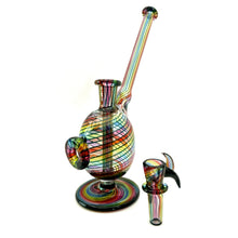 Load image into Gallery viewer, Karma Glass Chalice w/14mm Slide &amp; w/Bubble Cap
