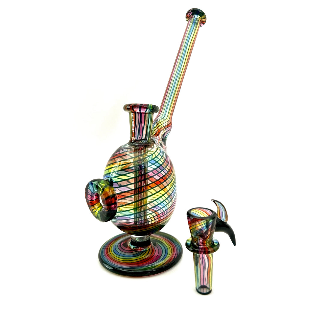 Karma Glass Chalice w/14mm Slide & w/Bubble Cap