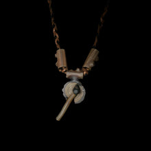 Load image into Gallery viewer, Don Chile Ortega Axe In Log Pendant w/Beads
