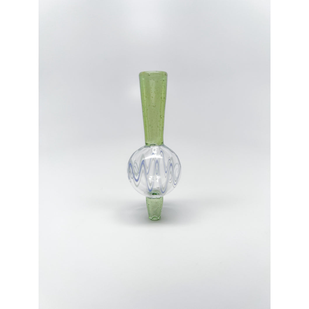 Dallas Glass - Tropical Green Bubble Cap