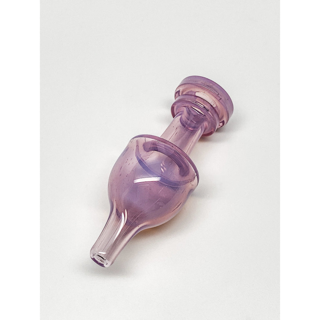 Jon G Glass Bubble Cap - Ruby Phoenix UV over Pink UV (UV)